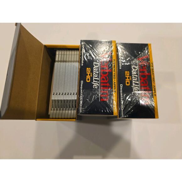 New Qty. 29 Vintage Verbatim 3.5” MF2HD Double Sided High Density Floppy Disks - Picture 5 of 10